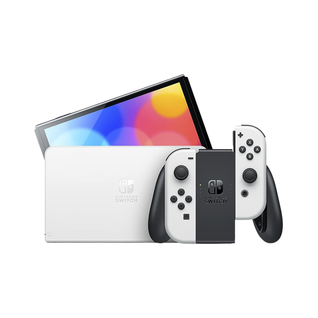 Brand New - Nintendo Switch (OLED Model) Console - White Joy-Con