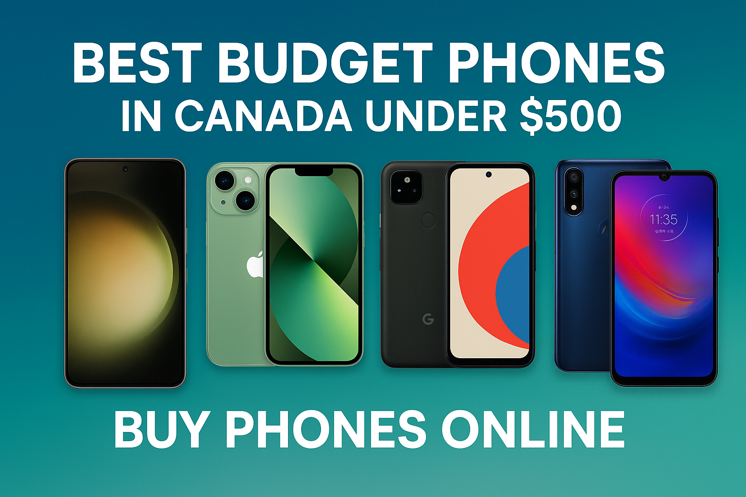 Best Budget Phones in Canada Under $500 - Buy Phones Online
