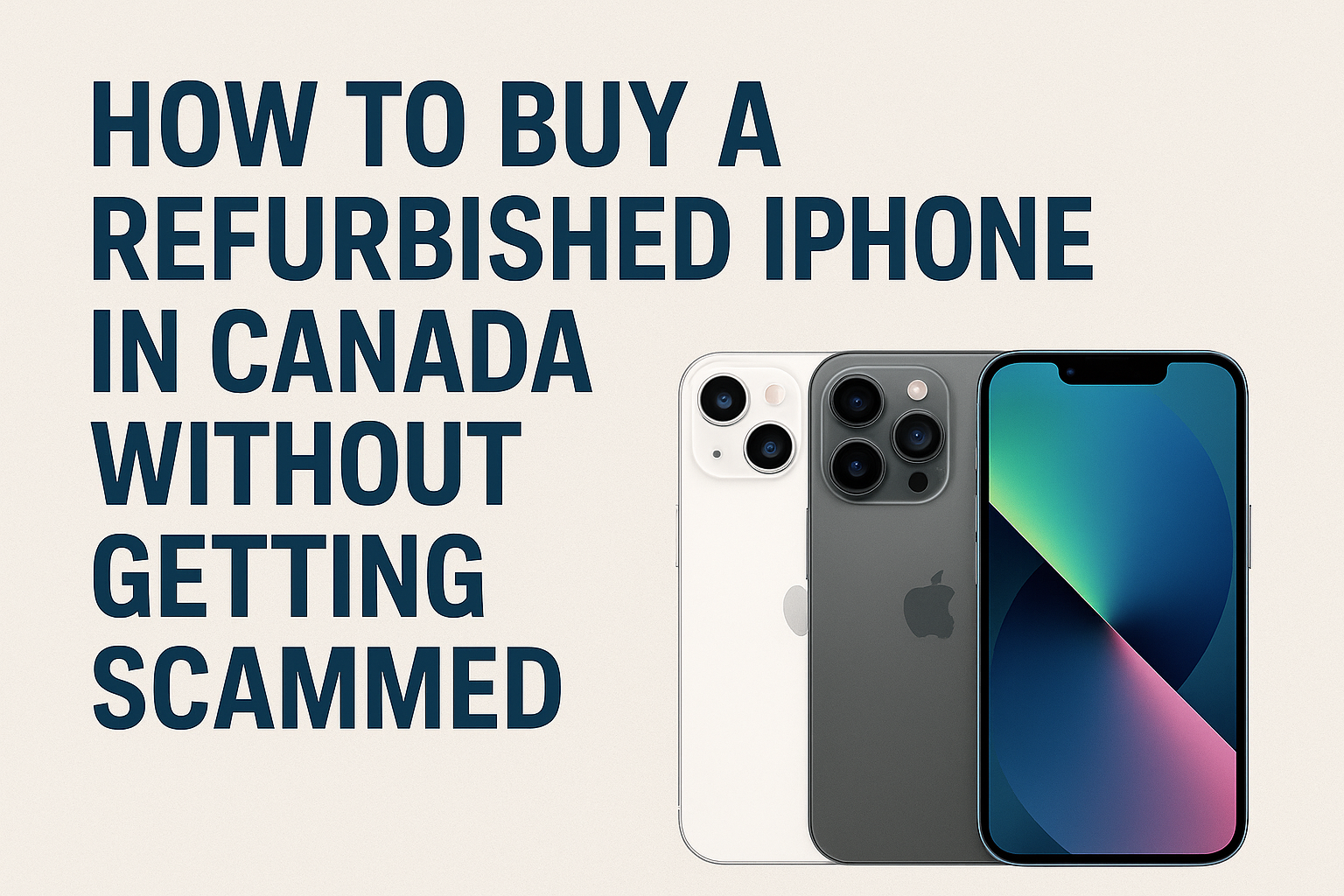 How to Buy a Refurbished iPhone in Canada Without Getting Scammed (2025 Guide)