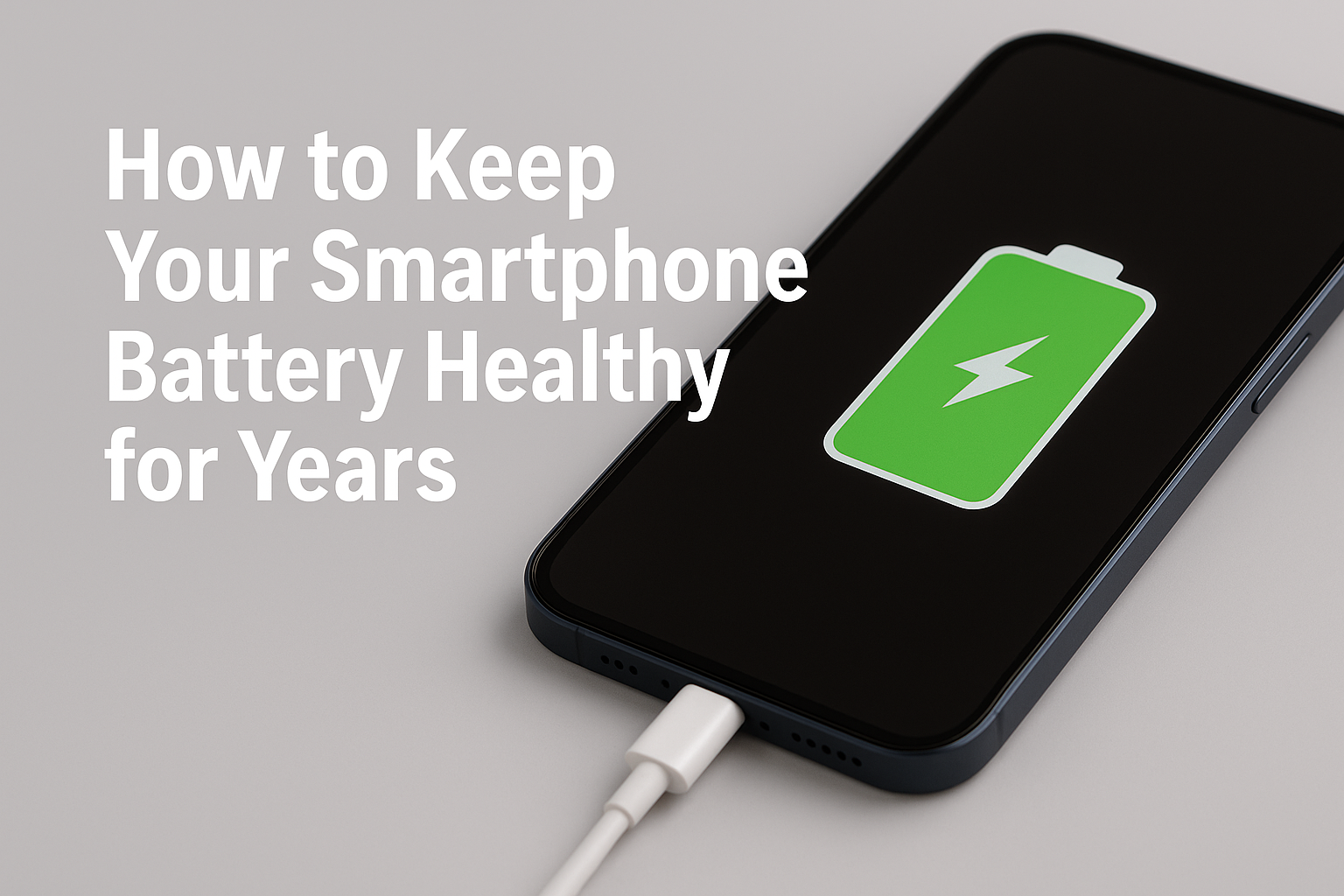 How to Keep Your Smartphone Battery Healthy for Years
