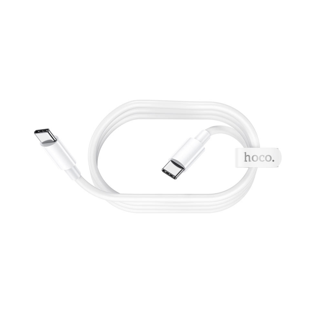 Hoco X51 Type-C to Type-C High Power ( 100 W ) White Charging Cable ( 2M/6.5 ft length )