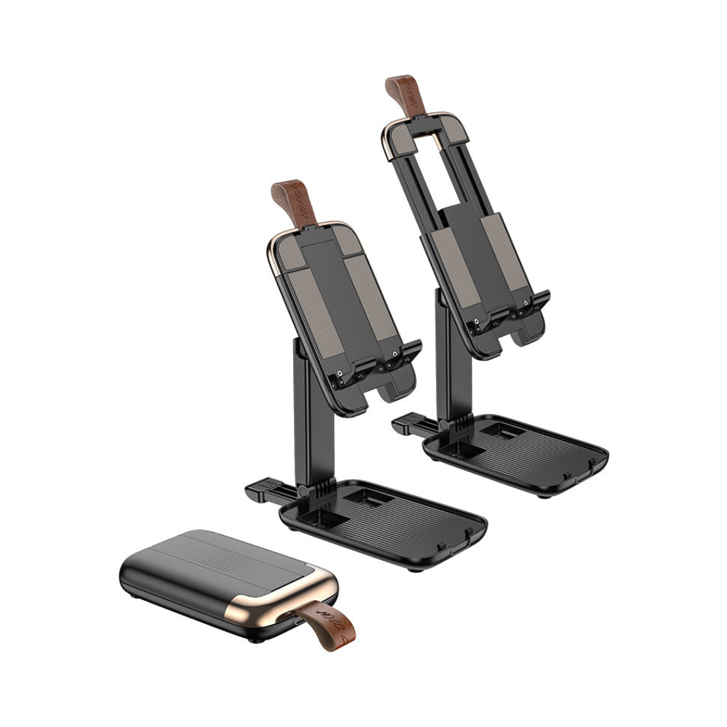Hoco S28 Dawn Folding Desktop Mobile Phone Black Stand