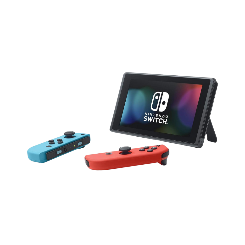 Brand New - Nintendo Switch (OLED Model) Console - Neon Blue and Neon Red Joy-Con