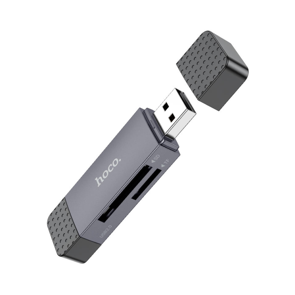 Hoco HB45 Spirit 3-in-1 USB & Type-C 2.0 Card Reader USB-A + Type-C 2.0