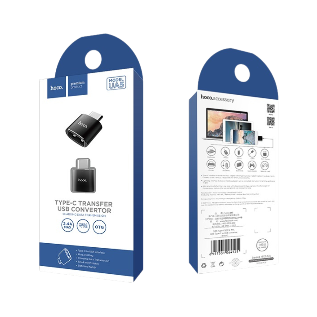 Adapter Type-C to USB «UA5» charging data transfer convertor