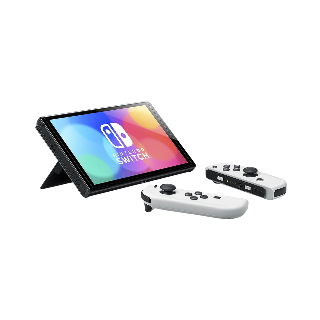 Brand New - Nintendo Switch (OLED Model) Console - White Joy-Con