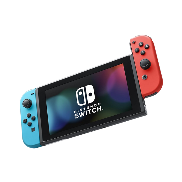 Brand New - Nintendo Switch (OLED Model) Console - Neon Blue and Neon Red Joy-Con
